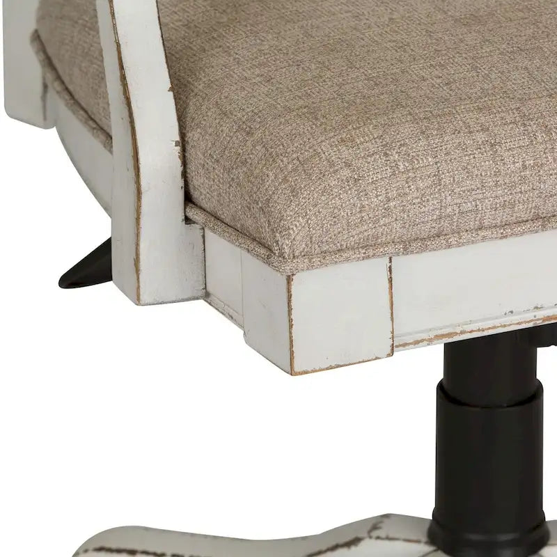 Tufted Chenille Executive Desk Chair with Adjustable Height and Casters