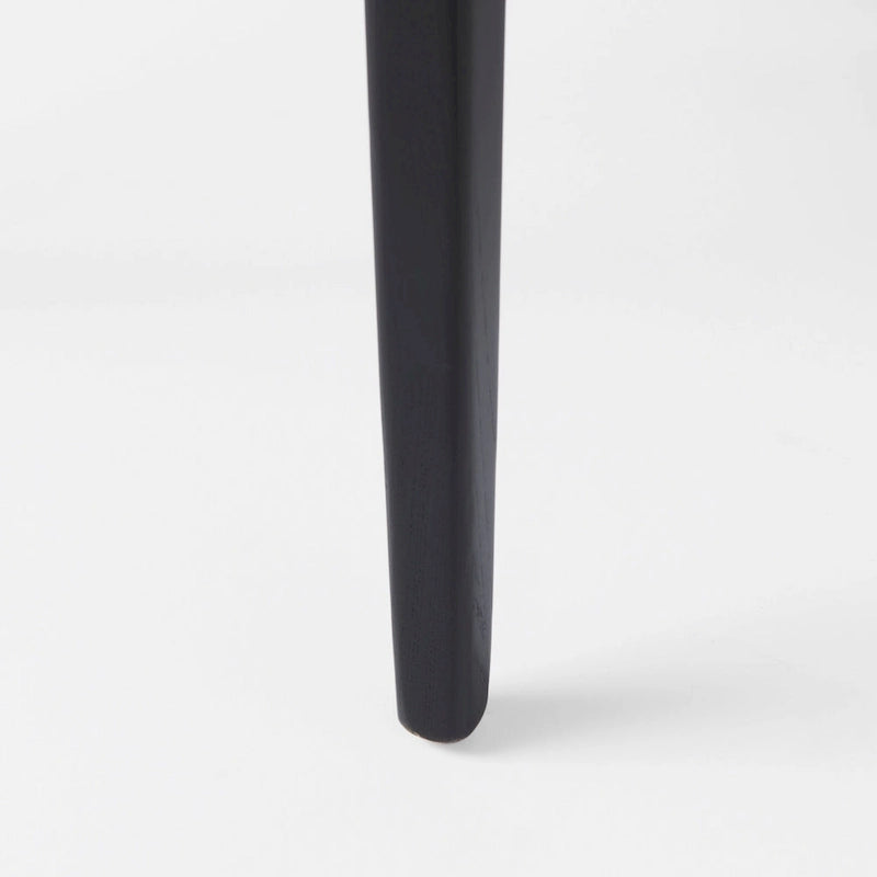 Armlehnloser Esszimmerstuhl aus Massivholz im Mid-Century-Stil