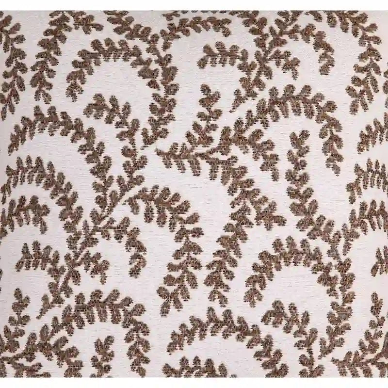 Divanetto classico in lino con bordino a borchie e cuscini reversibili